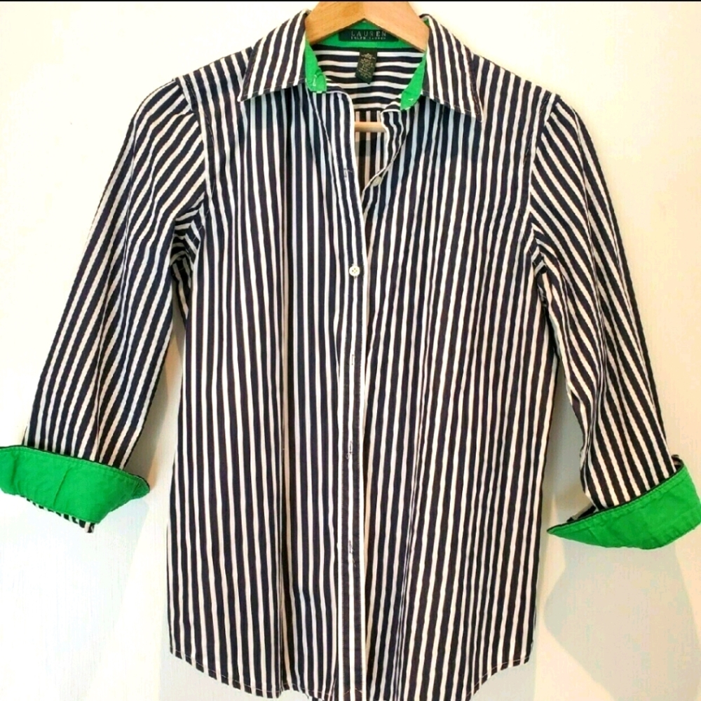 Ralph Lauren Stripe Shirt size small